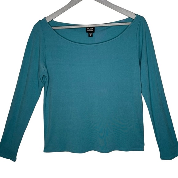 Eileen Fisher 2 Silk 1 Moreno Wool Long Sleeve Scoop Neck Tops Bundle Lot Size S - Picture 7 of 13